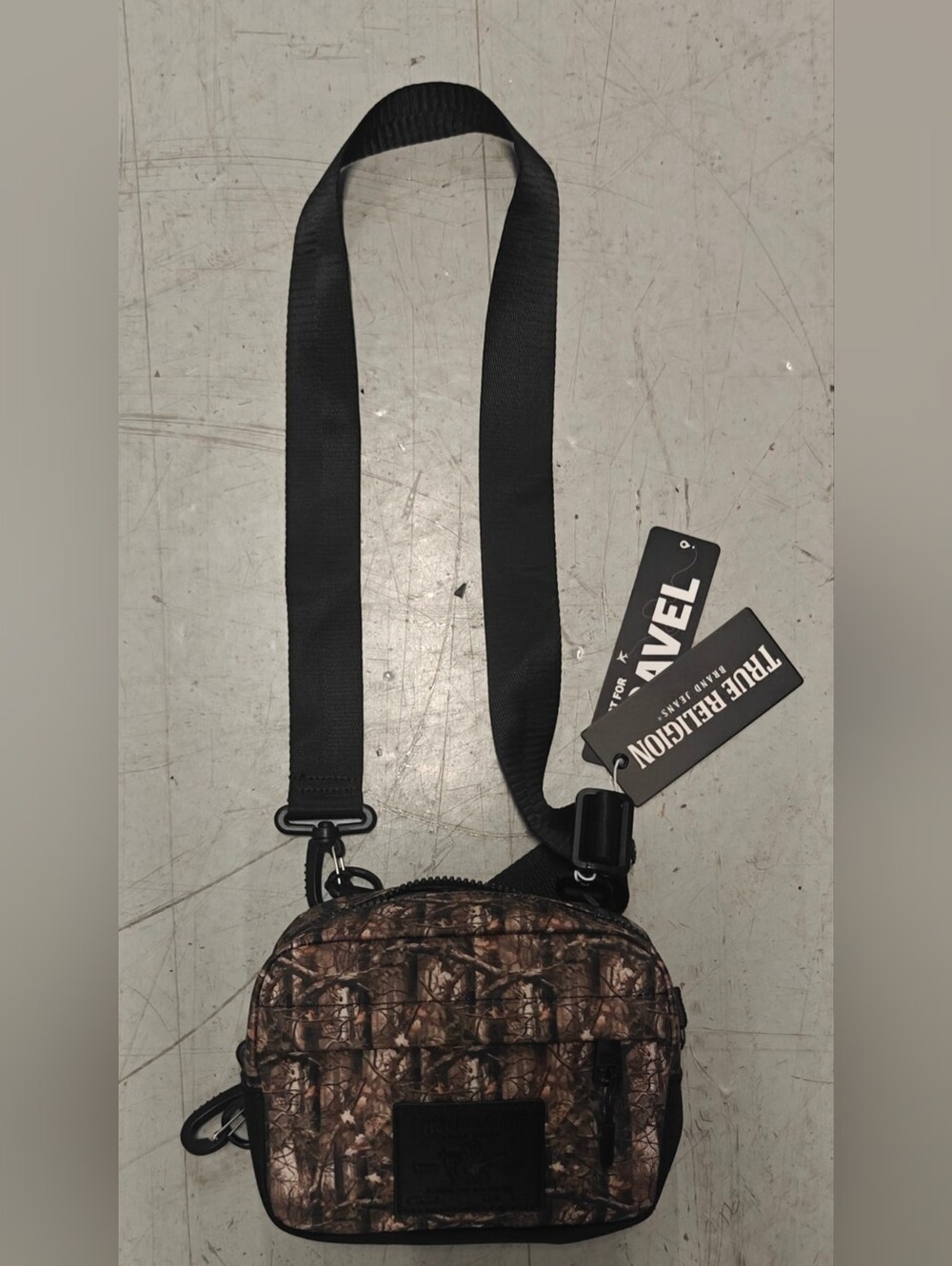 True Religion Camouflage Waist Bag Fanny Pack Adjustable Streetwear